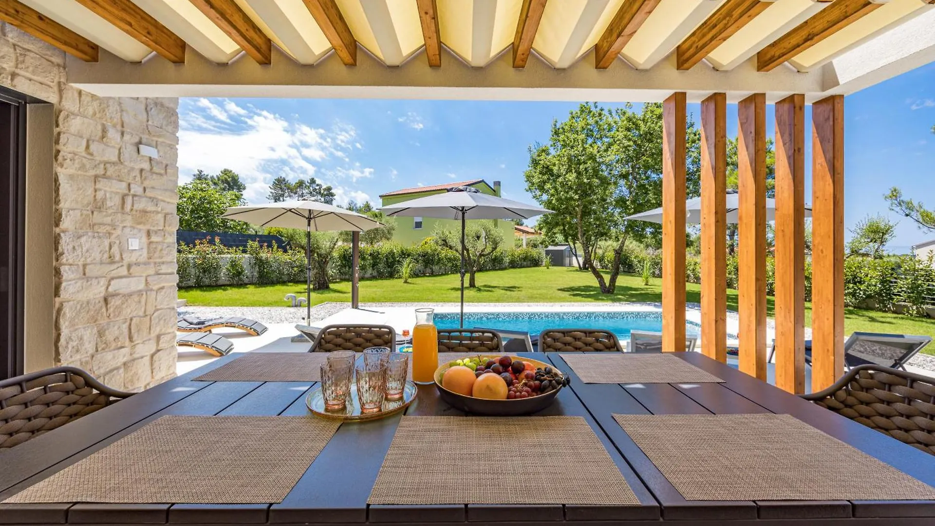 Villa Zanetta Pet Friendly Near Porec For 8 People With Sea View & Private Pool