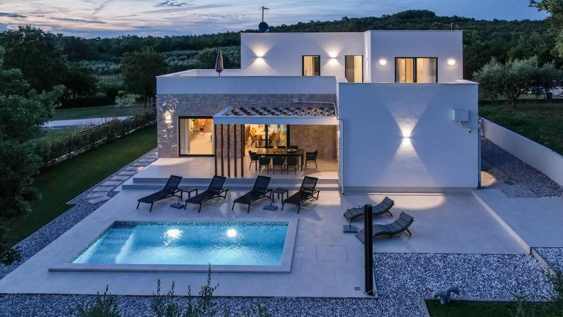 Villa Zanetta Pet Friendly Near Porec For 8 People With Sea View & Private Pool Croatia